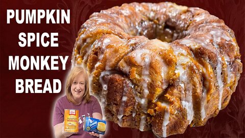 PUMPKIN SPICE MONKEY BREAD Recipe | How To Make Monkey Bread | Fall Dessert