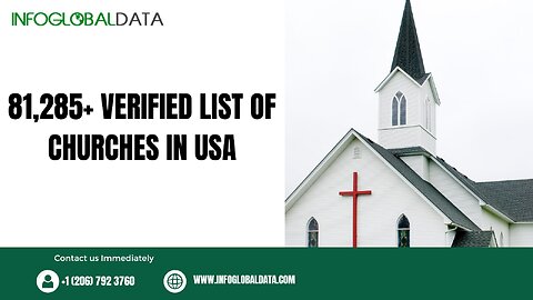 How can you benefit from using InfoGlobalData List of church Email Addresses?