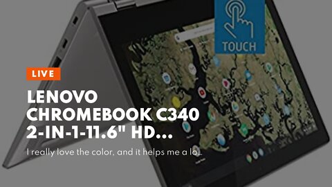 Lenovo Chromebook C340 2-in-1-11.6" HD Touch - Celeron N4000-4GB - 32GB eMMC - Gray