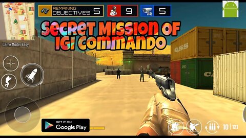 Secret Mission Of IGI - for Android