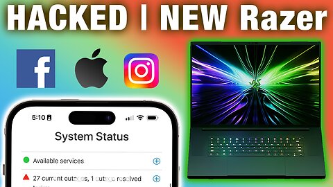 FACEBOOK, WHATSAPP, INSTAGRAM HACKED??? NEW RAZER BLADE 18! APPLE iPhone 16 NEW BUTTONS!