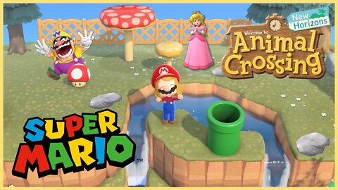 Mario Adventure In Animal Crossing New Horizon