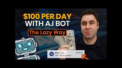 Lazy Way To Make Money Online With A.I For Beginners In 2024! ($100/Day)