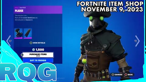 PLAGUE IS BACK! FORTNITE ITEM SHOP (November 9, 2023)