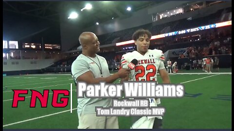 Rockwall RB Tom Landry Classic MVP Parker Williams