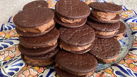 Double Chocolate Sandwich Cookies