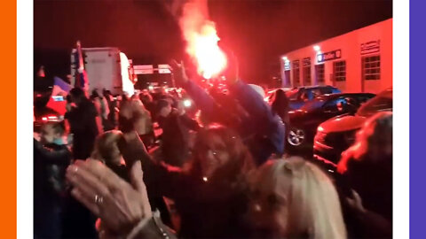 France's Truckers Freedom Convoy Is WILD