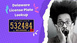 Delaware License Plate Lookup