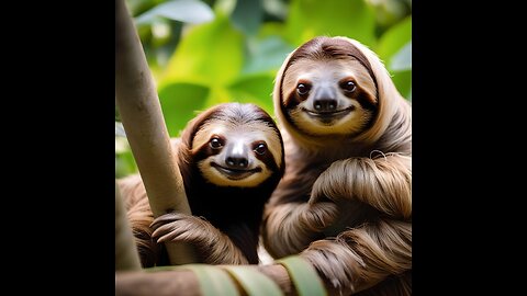 Unleash Your Smile: Adorable Baby Sloths in Hilarious Laziness!