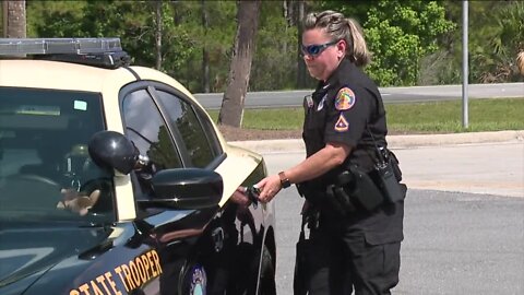 FHP trooper returns to work after crash near Skyway 10K race