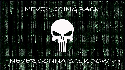 NEVER GOING BACK - NEVER GONNA BACK DOWN - WWG1WGA