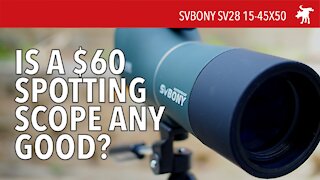 SvBony SV28 15-45x50 Spotting Scope