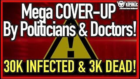 You Won't Believe What Is Happening - MEGA COVER-UP By Politicians & Doctors