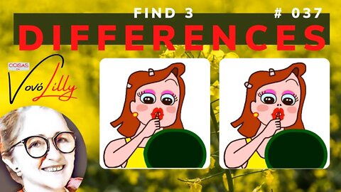 FIND THE THREE DIFFERENCES | CHALLENGE # 037 | EXERCISE YOUR MEMORY