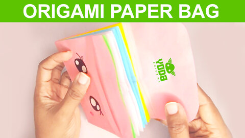 How To Make an Origami Paper Bag - Easy And Step By Step Tutorial