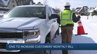 Bill increases for ONG customers