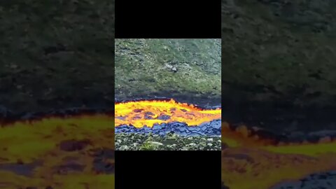 River of lava🤯😳 #viral #volcano #shorts #foryou