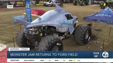 Monster Jam Returns to Ford Field