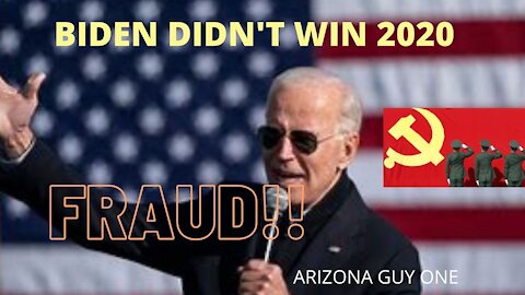 IS BIDEN A FRAUD PRESIDENT?? WHAT NOW??