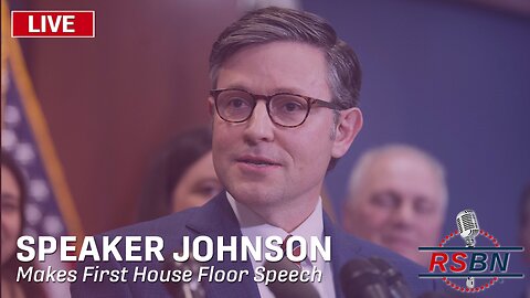 LIVE REPLAY: Speaker Johnson Makes First House Floor Speech - 1/31/24