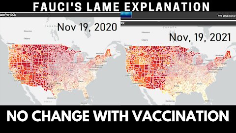 Slight change in deaths with vaccine: INCREASED