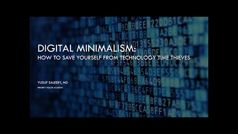 Digital Minimalism and Digital Detox 4thAnnFxMedSymposium