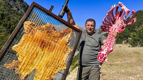 Whole Lamb Is The Main Dish Of Azerbaijan! Meat Delicacy in the Mountains