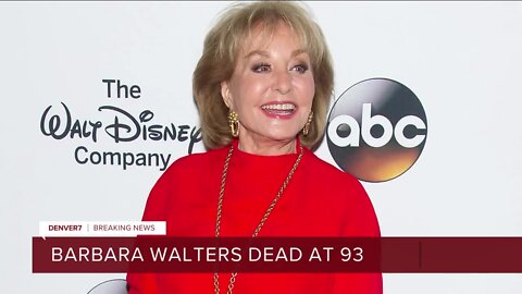 Barbara Walters, legendary news anchor has died