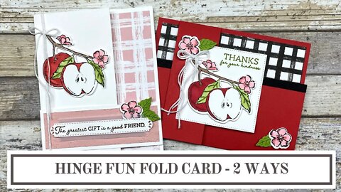 Hinge Fun Fold Card Ideas - 2 Ways