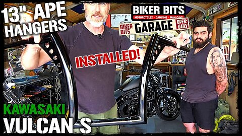 Kawasaki Vulcan S 13" Ape Hangers Installed!