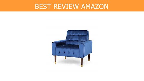 Velvet Armchair Modern Button Tufted Stitching Review