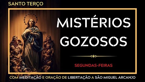 Santo Terço Meditado | Mistérios Gozosos (Completo) #litcatolica