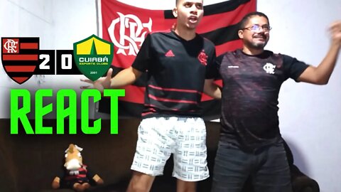 VENCEU E CONVENCEU | [REACT] REAÇÕES FLAMENGO 2 X 0 CUIABA | BRASILEIRO 2022