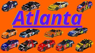 Nascar Simulation Racing AI Atlanta