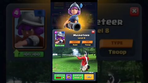 Mosqueteira clash royale #shorts #clashroyal #clash #clashroyale #royale #supercell