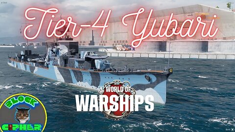 world of warships T4 Cruiser Yūbari