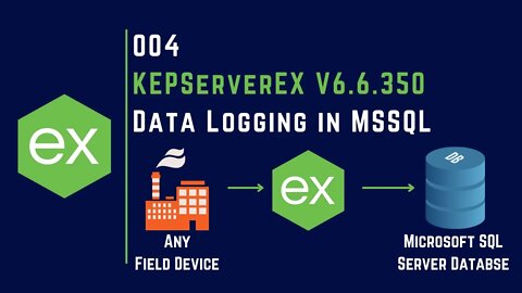 004 | KEPServerEX V6 Data Logging in MSSQL |