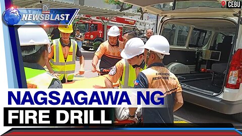 Cebu Bureau of Fire Protection, nagsagawa ng fire drill sa high-rise building ng Cebu IT Park