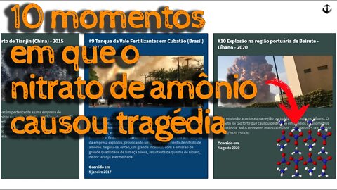 10 momentos em que o nitrato de amônio causou tragédia #nitrat #ranking #anchorestatisticas