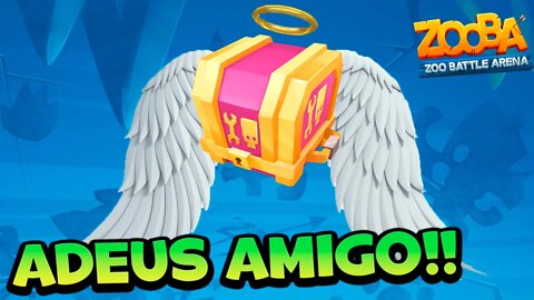 PERDI UM BAÚ LENDÁRIO GRÁTIS! VOU CHORAR!! ZOOBA: Jogo de Batalha Animal