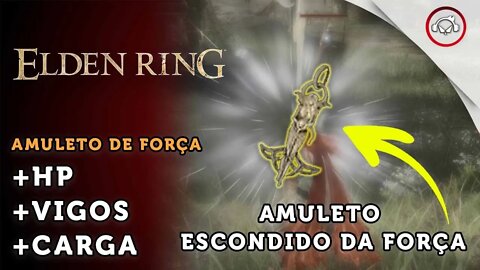 Elden Ring, Como conseguir o amuleto escondido que da mais força + vigor + carga | super dica PT-BR