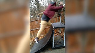 First Time Skateboarder, Unexpected Fail