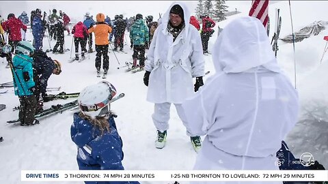 Ski with a Colorado Natl Guard soldier at Vail