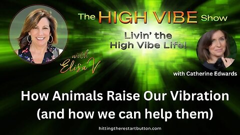 How Animals Raise Our Vibration with Guest Catherine Edwards | The High Vibe Show with Elisa V