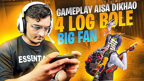 🔴GamePlay Aisa Dikhao 4 Log Bole Big Fan | |#bgmi #bgmilive#customroom#