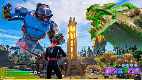 NEW MECHA ROBOT vs MONSTER LIVE EVENT in Fortnite EARLY!