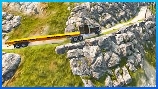 TruckFails | Cliff Drops Car Crashes #231 | BeamNG.Drive |TrucksFails