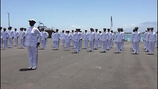 South Africa - Cape Town - Naval Junior Officers Graduation Ceremony (Video) (tUC)