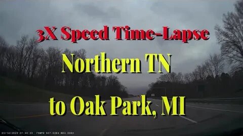 North TN to Oak Park, MI 3X speed