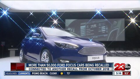 Consumer Alerts: More than 50,000 Ford Focus cars being recalled